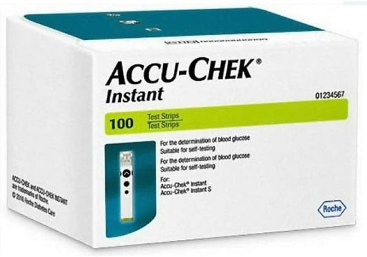 Accu-Chek Instant Blood Glucose Test Strips - Quick, Accurate Diabetes Monitoring