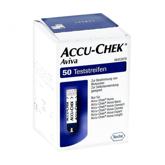 Accu-Chek Aviva Blood Glucose Test Strips - Quick, Accurate Diabetes Monitoring