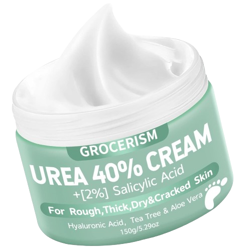 40% Urea Deep Moisturizing Cream 150g - Premium Callus Remover, fod-, hånd- og kropslotion med hyaluronsyre, tetræ og aloe vera til blød hud